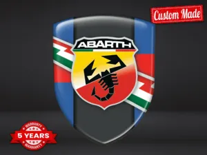 Fiat Abarth Insignias Auto Personalizadas Diseño Máximo Estilo 